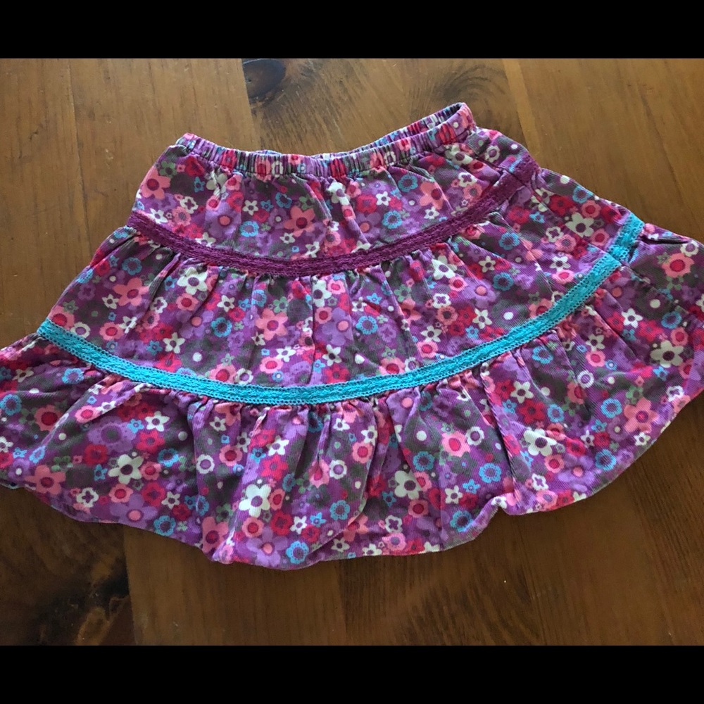 Girls floral skirt size 5